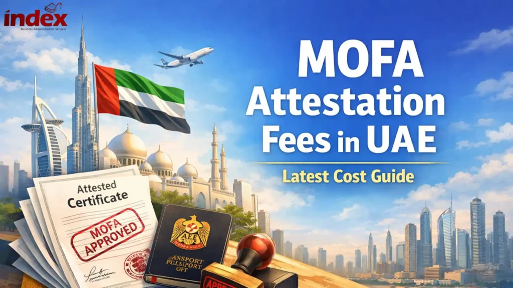 MOFA Attestation Fees in UAE 2026 – Latest Cost Guide & Charges