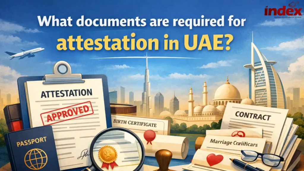 What documents are required for attestation in UAE?